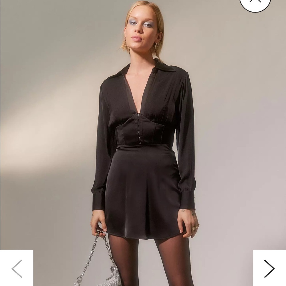Brand new never worn urban outfitters black dress